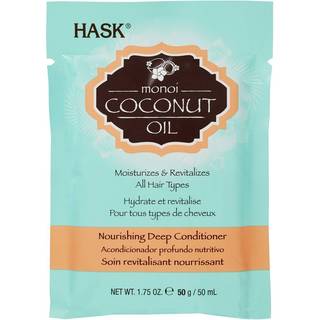 HASK Monoi Coconut Oil Revitaliserende balsam for skinnende og blødt hår 50 ml - 50 ml