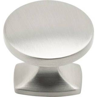 Beslag Design Classic knop, Ø34 mm, rustfrit stål look