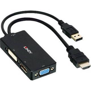 LINDY Konverter HDMI an DP/DVI/VGA Multi