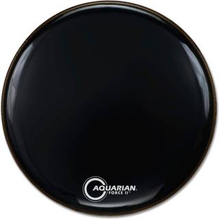 Aquarian FR20BK Force II 20" Black Resonant trommeskind