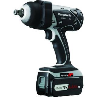 Panasonic EY7552LJS2S Slagnøgle med batteri og oplader