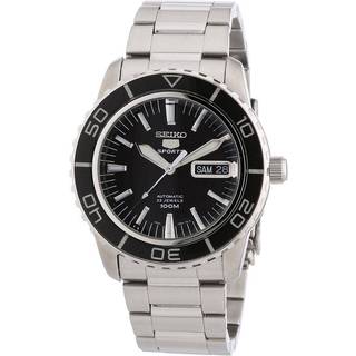 Seiko 5 Sports Automatic Black Dial Stainless Steel Bracelet Men's Watch SNZH55K1