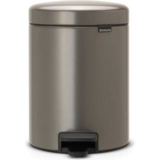 Brabantia Pedalspand Newlcon 5 liter Platinum