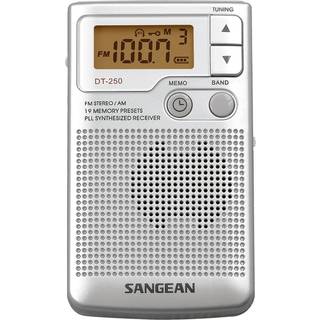 Sangean DT-250 AM / FM-stereo lommeradio | Sølv | PRIS-MATCH