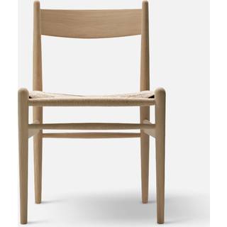 Carl Hansen - CH36, Oljad Ek, Naturflätat papperssnöre - Spisebordsstole - Hans J. Wegner - Træ farvet - Papir/Træ