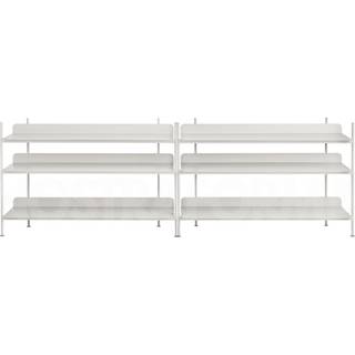 Muuto - Compile Shelving System/Configuration 6, Grey - Reolsystem - Cecilie Manz - Grå - Metal