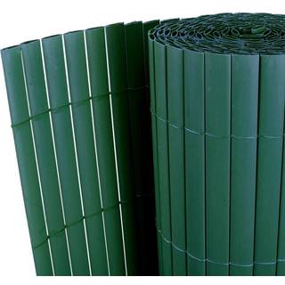 dobbeltsidet havehegn PVC 90 x 300 cm grå