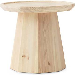 Normann Copenhagen Pine table small sidebord Ø45 cm H:40,6 cm Dark Grey