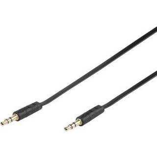 Vivanco Vivanco Audiokabel, 1x3.5 mm - 1x3.5 mm Han, fladt, 0,9 m 4008928411324