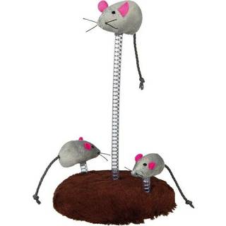 Trixie Mice on springs plush catnip ø 15 × 22 cm