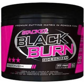 STACKER2 BLACK BURN MICRONIZED 60 PORTIONER -Fruit Punch