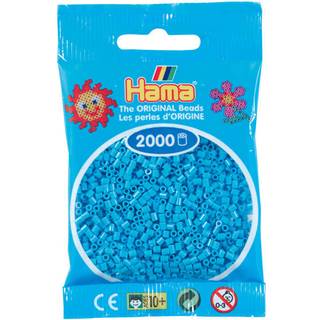 Hama Mini, perler, 2.000 stk., azurblå (49) [Levering: 1-2 dage]