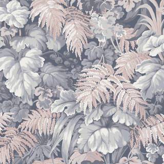 Royal Fernery - Slate Blue and Blush Pink