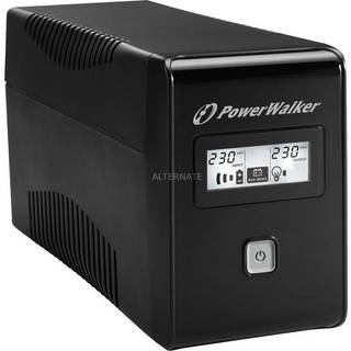 BlueWalker 10120017 - PowerWalker VI LCD - 850VA/480W - Line Interactive UPS