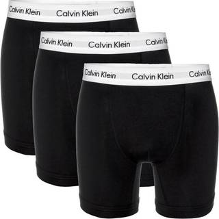 Calvin Klein 3-pak Cotton Stretch Boxer Brief - Black - X-Large