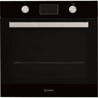 Indesit Sort Elektrisk ovn 66liter Klasse A Ovn