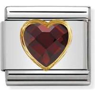 Nomination Red & Gold Heart Charm