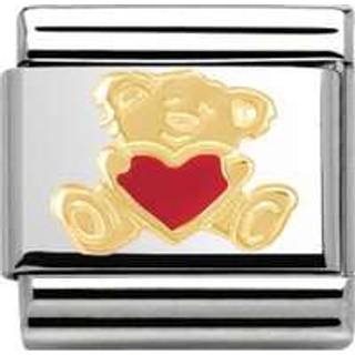 Nomination Bear With Heart Charm - Gold
