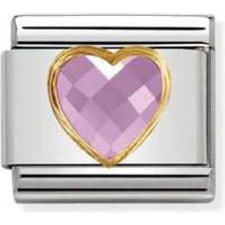 Nomination Classic - Composable Classic - Facett in Rosa - Herz - 030610/003 - rosa