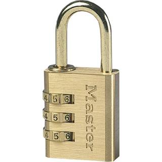 Master Lock kodelås, 3-cifret, 30 mm, aluminium/messing