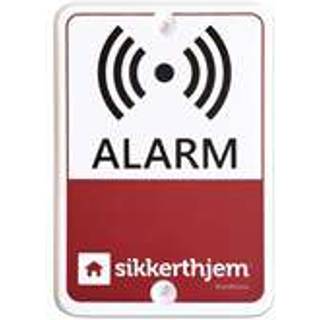 Sikkerthjem Mærkater (3-pak) Præventive Alarmmærkater Dobbeltsidede Og Vejrresistent ✓ På lager - klar til levering og afhentning