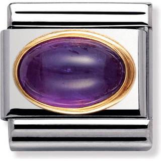 Nomination Classic - Composable Classic - Gold und Amethyst - 030504/02 - silber