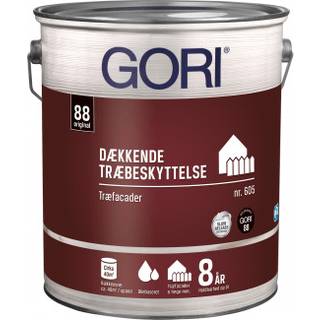 GORI Dækkende Træbeskyttelse Træfacader 605 - 5 liter - Svenskrød
