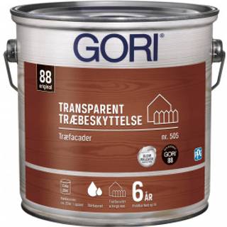 GORI Transparent Træbeskyttelse Træfacader 505 - 2,5 liter - Ibenholt