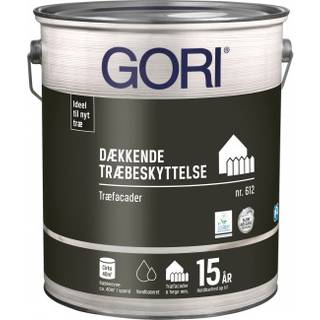 Gori 612 træbeskyttelse 5 svenskrød dækkende 80612-50400-13