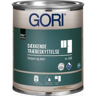 GORI Dækkende Træbeskyttelse Vinduer og Døre 608 - 0,75 liter - Ral 9010