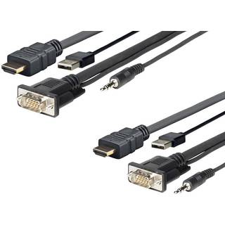 Vivolink Pro kabel med HDMI, VGA, USB og MiniJack | 5 meter | PRIS-MATCH