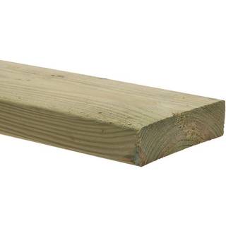 28x120 mm terrassebrædt brunimprægneret rillet/glat - fyr ntr klasse ab - 70% pefc - 300 cm