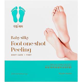 Holika Holika Baby Silky Foot Eksfolierende fodmaske til ødelagt hud + sokker 2x20 ml - 2 x 20 ml