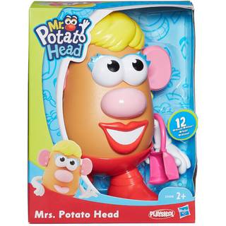 Mrs. Potato Head Playskool Friends klassisk figur med 10 tilbehørsdele – Mix & Match kreativ leg for børn