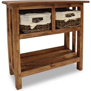 Konsolbord 69X28X70 Cm Massivt Mahognitræ