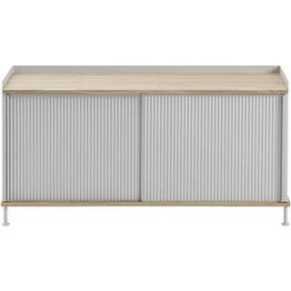 Muuto Enfold sidebord, lavt 125x45x63 cm egetræ, grøn