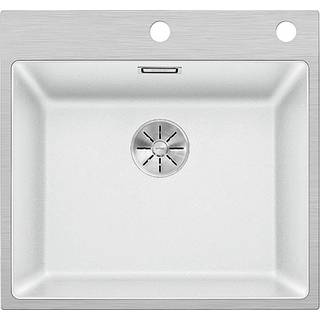 Blanco Subline 500-IF/A Steelframe - Silgranit - Hvid - Ilæg/Planlim