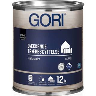 Gori 606 dækkende træbeskyttelse 5 liter - kridt (På lager i varehus)