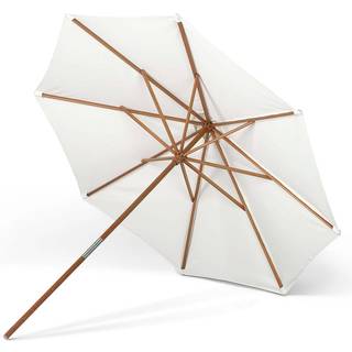 Skagerak catania parasol ø270 cm meranti stok med natur dug