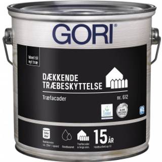Gori 612 dækkende træbeskyttelse 2,5 liter - kulsort (På lager i varehus)