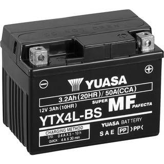 Yuasa YTX4L-BS 12V AGM Batteri til Motorcykel