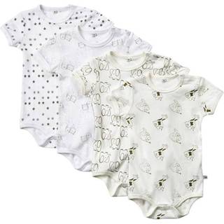 Pippi 4 Stk K/Æ Bodystockings - Offwhite 200