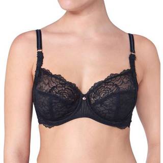 Triumph Peony Florale W BH med bøjle, sort, Størrelse: 70F, Dame