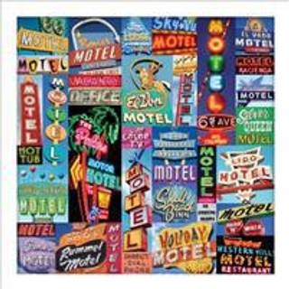 Puslespil 500 brikker - Vintage Motel Signs