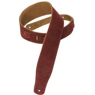 Levy's Simply Suede Guitarremmen Burgundy
