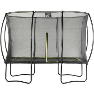 Silhouette firkantet trampolin - Sort (EXIT) 214x305 cm (7x10ft)