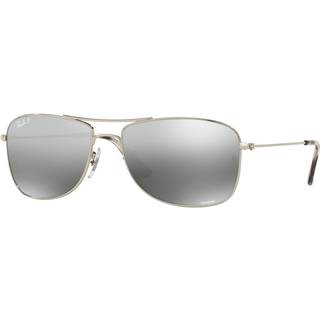 Ray-Ban RB3543 Chromance Polarized 003/5J 59 Solbriller Mænd Silver - Shiny Silver - 59mm