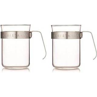 Barista & Co - Kaffeglas med metalramme - Sæt m/2 stk.