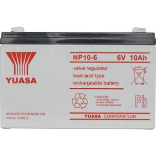 NP10-6 Yuasa Blybatteri