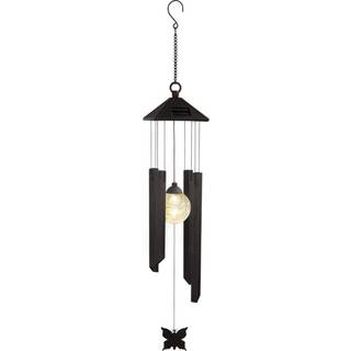 Star Trading - Solar Cell Lighting - Solar Cell Wind Game Windy - Black - 70 cm